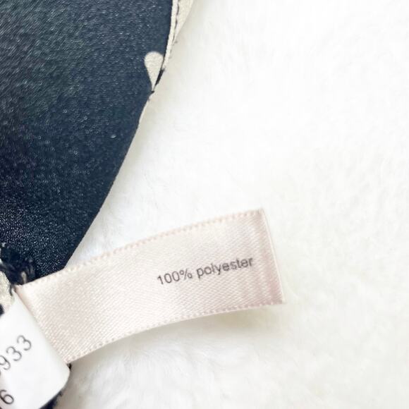 THE LIMITED Black & Beige Floral Sleeveless Blouse Keyhole Neckline Top - Picture 8 of 8